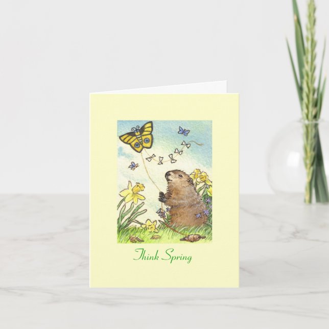 Groundhog's day card (Front)