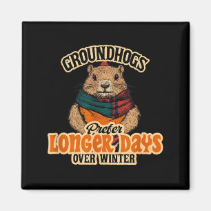 Groundhogs Prefer Longer Days Over Winter Magnet