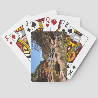 Grounding in Sedona Tranquility Scenic Arizona Poker Cards