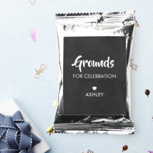Grounds for Celebration Tags, Coffee, Chalkboard Coffee Drink Mix