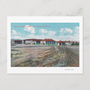 Grounds View of General Hospital, Presidio Postcard