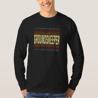 Groundskeeper Job Title Vintage T-Shirt