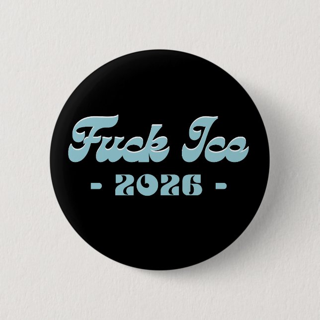Group Anti-ICE OUT Anti Trump Button (Front)