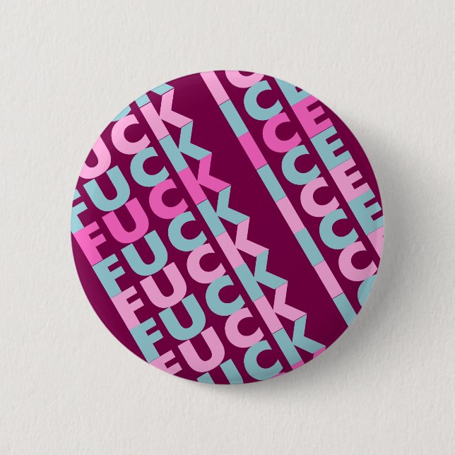 Group Anti-ICE OUT Anti Trump Button (Front)