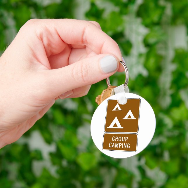 Group Camping Sign Keychain (Creator Uploaded)