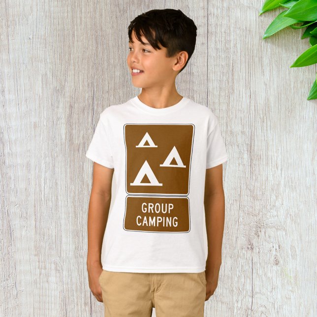Group Camping Sign T-Shirt (Creator Uploaded)