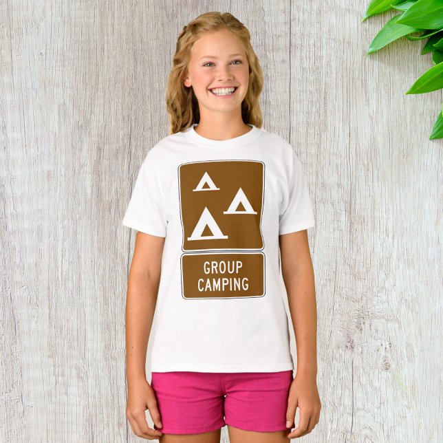 Group Camping Sign T-Shirt (Creator Uploaded)
