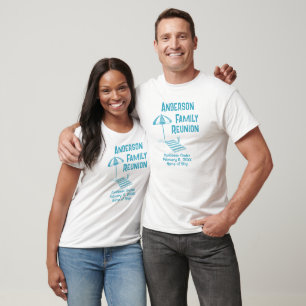 Group Cruise Beach Umbrell Family or Class Reunion T-Shirt