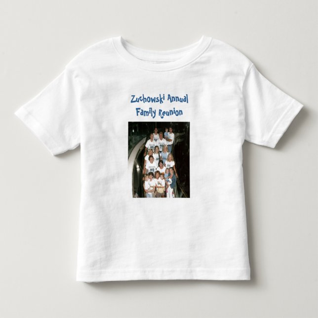 group -cruise, Zuchowski Annual Family Reunion Toddler T-shirt (Front)