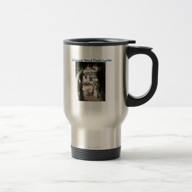 group -cruise, Zuchowski Annual Family Reunion Travel Mug (Right)