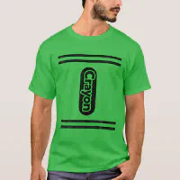 Green sales crayon shirt