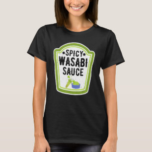 Group Halloween Costume Wasabi Sauce Condiment T-Shirt