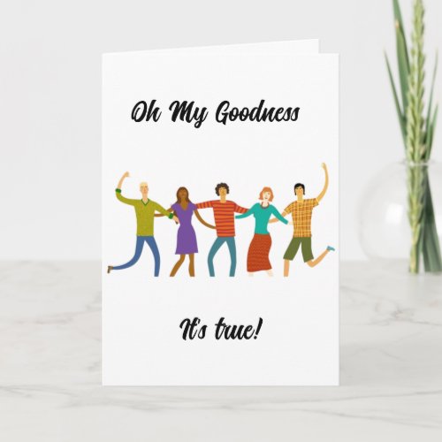 GROUP HOPES YOU ARE HAPPY CARD