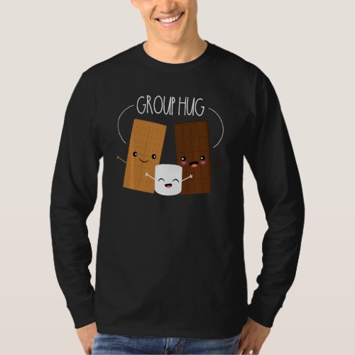 Group Hug Chocolate Biscuits Marshmallow T_Shirt