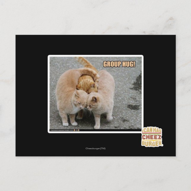 group hug postcard (Front)