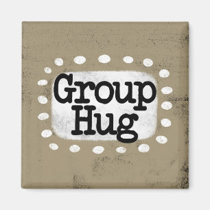 Group Hug Refrigerator Magnet