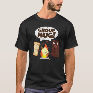 Group Hug Smores Chocolate Marshmallow T-Shirt