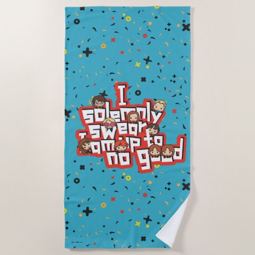 Group I SOLEMNLY SWEAR THAT I AM UP TO NO GOOD Beach Towel