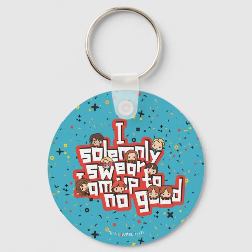 Group I SOLEMNLY SWEAR THAT I AM UP TO NO GOODâ Keychain