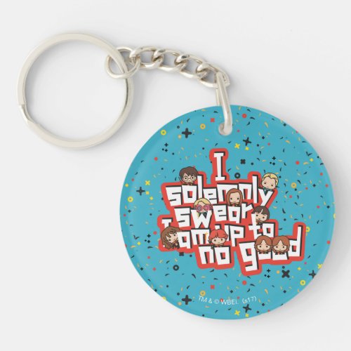 Group I SOLEMNLY SWEAR THAT I AM UP TO NO GOOD Keychain