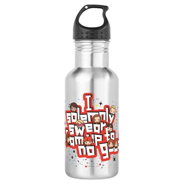 Group "I SOLEMNLY SWEAR THAT I AM UP TO NO GOOD™" Water Bottle (Front)