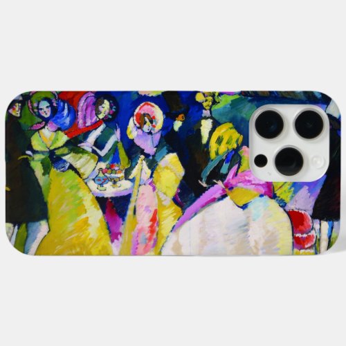 Group in Crinolines by Wassily Kandinsky iPhone 15 Pro Max Case