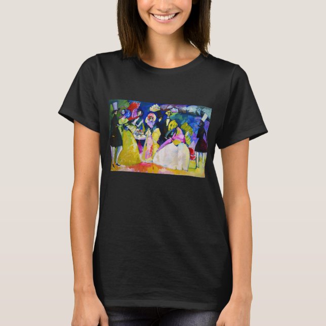 Group in Crinolines by Wassily Kandinsky T-Shirt (Front)