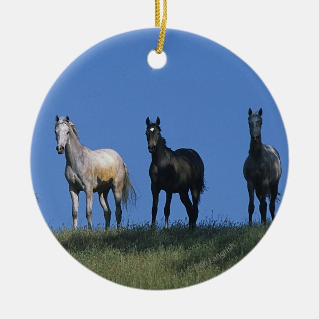 Group of Arabs Ceramic Ornament (Front)