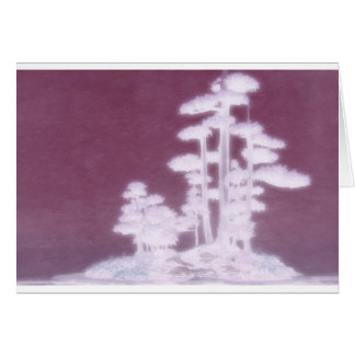 Group of Bonsai Pine Trees Cards