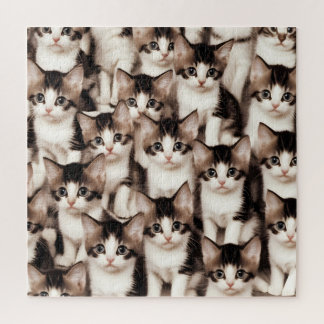 Group of cute kittens jigsaw puzzle