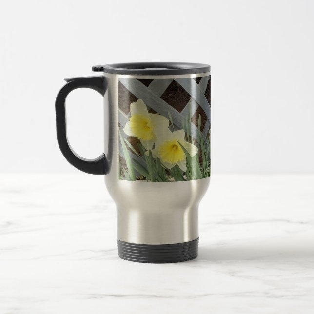 Group of Daffodils Travel Mug (Left)