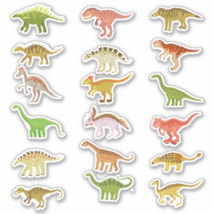 group of dinosaurs sticker