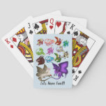 Group of Dragons Playing Cards