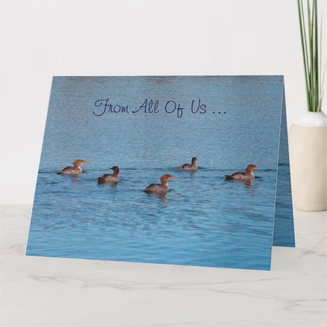 Group Of Ducks Card (Front)
