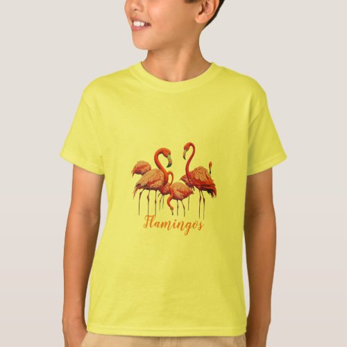 Group of flamingo T_Shirt