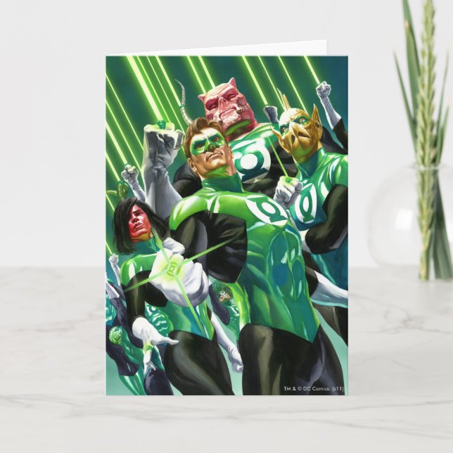 Group of Green Lanterns Card (Front)