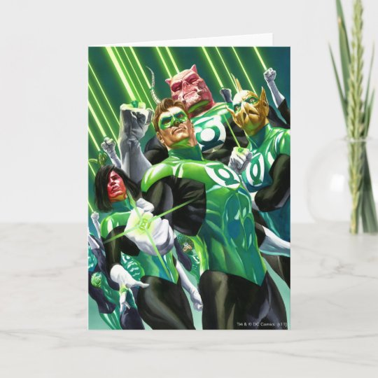 green lantern trading card