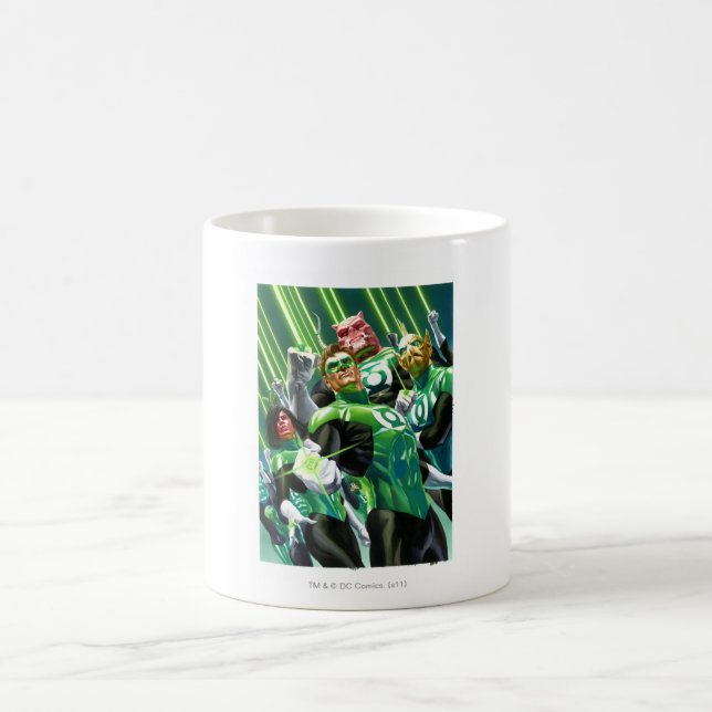 Group of Green Lanterns Coffee Mug (Center)