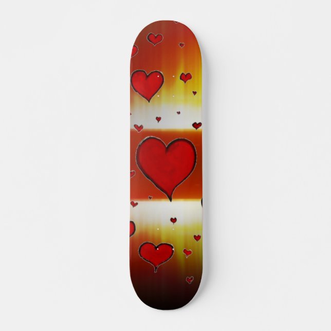 Group of Hearts Skateboard Deck (Front)