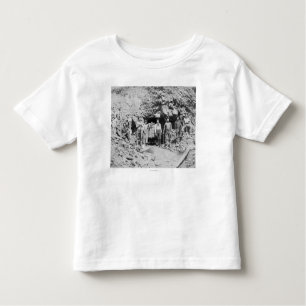 Group of Men outside of a Mine Photograph Toddler T-shirt
