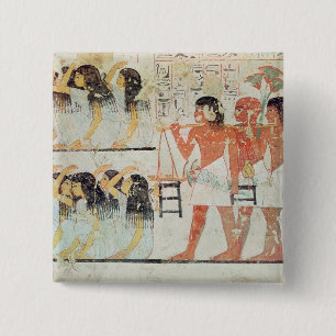 Group of mourners in the funeral procession button
