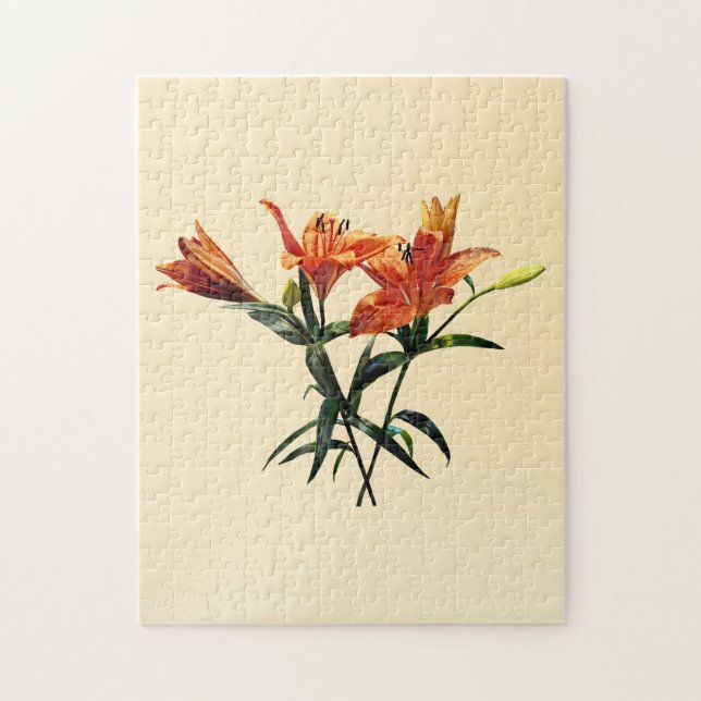 Group of Orange Lilies Jigsaw Puzzle (Vertical)