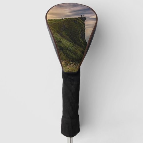 Group of people standing on a cliff edge Driver  Golf Head Cover