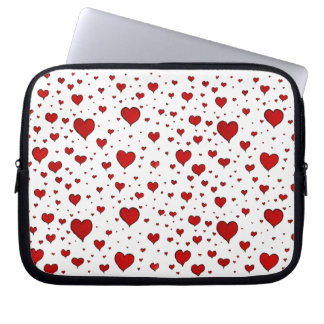 Group of Red Hearts Laptop Bag