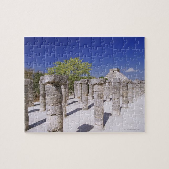 Group of the Thousand Columns at the Temple of Jigsaw Puzzle (Horizontal)