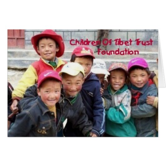 GROUP OF TIBETAN BOYS6 CARDS (Front Horizontal)