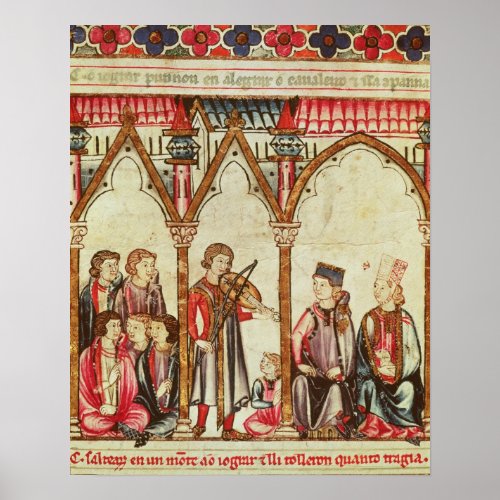 Group of Troubadours Poster
