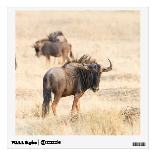 Group of wildebeest wall sticker