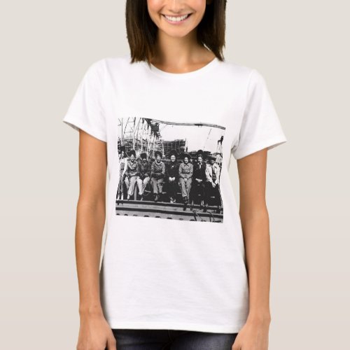 Group of Women Welders During World War Two T_Shirt