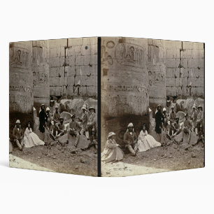Group photograph in the Hall of Columns, Karnak, T 3 Ring Binder